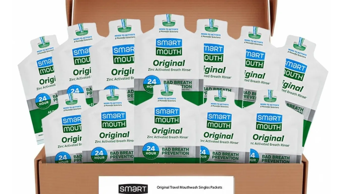 SmartMouth Mouthwash 50ct Single Packs