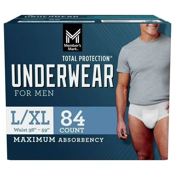 Incontinence Underwear for Men Large