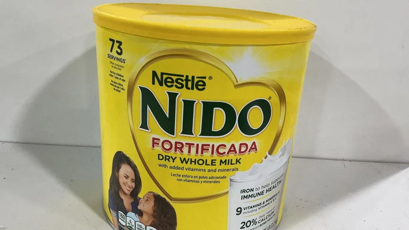 Nestle Nido Fortificada Dry Whole Milk 77.6oz 1pk