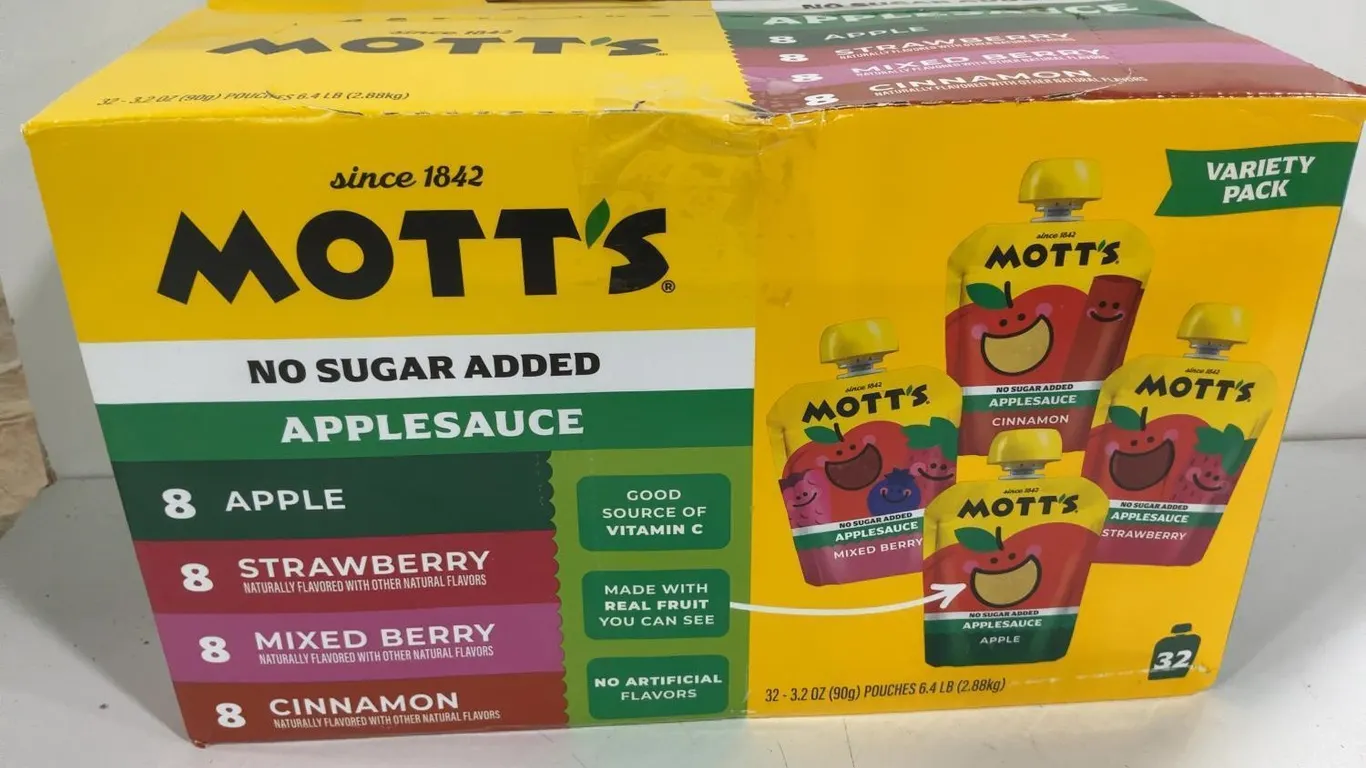 Motts Applesauce Variety Pack 3.2oz 32ct