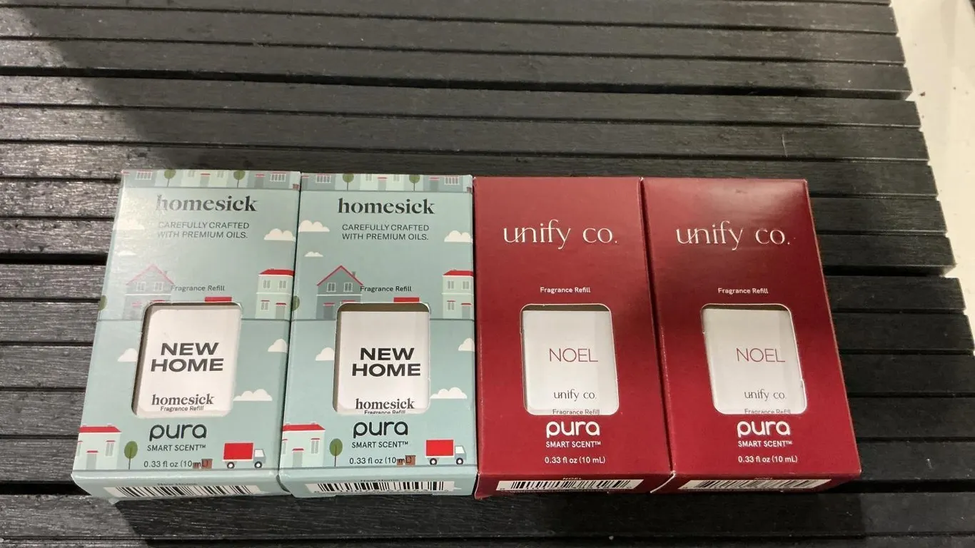 Mixed lot of Homesick Unify Co. Pura Refills 4pk
