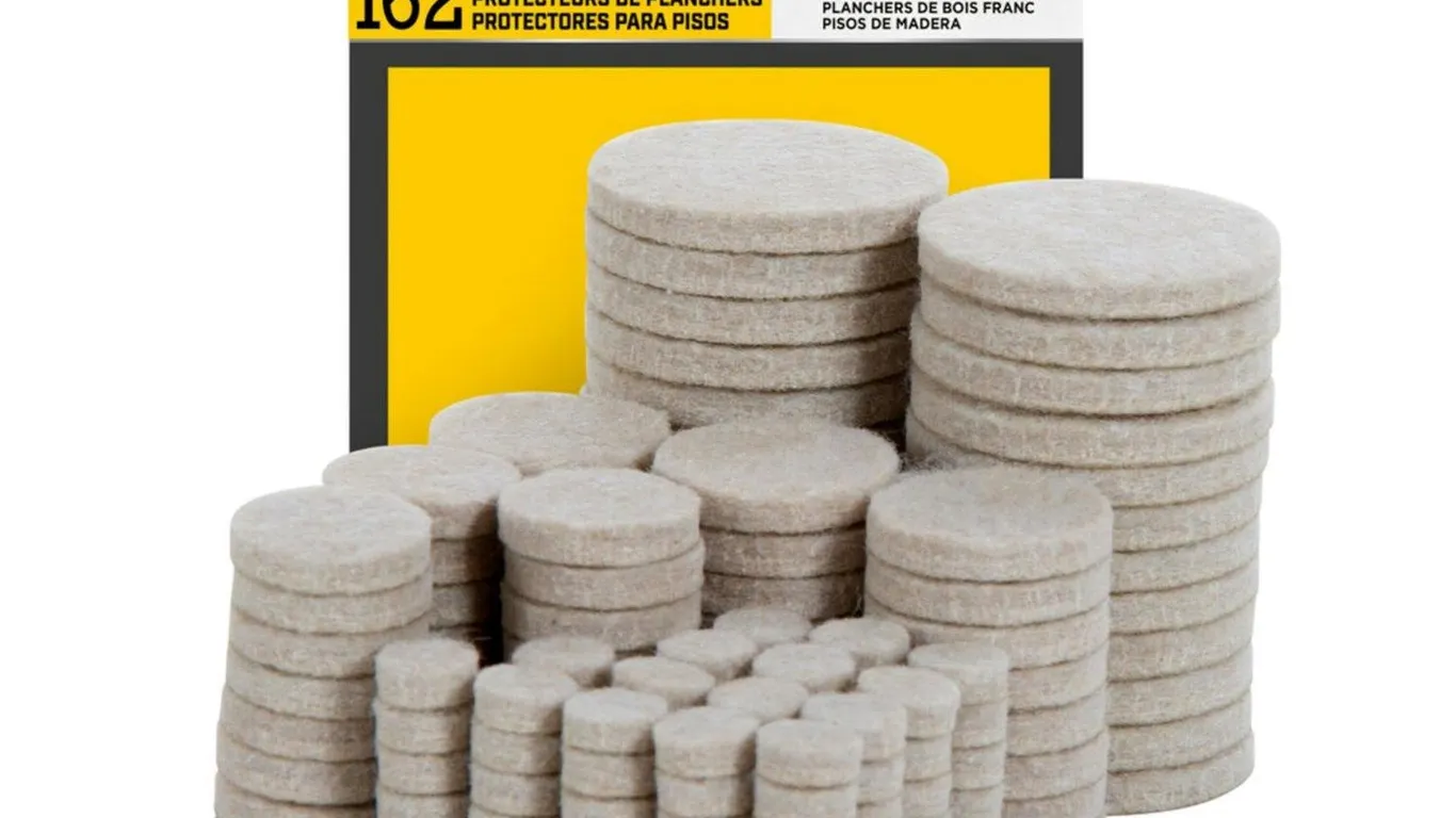 Scotch Furniture Pads Assorted Sizes 162ct