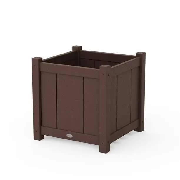 POLYWOOD Gulf Shores Planter 21 Mahogany