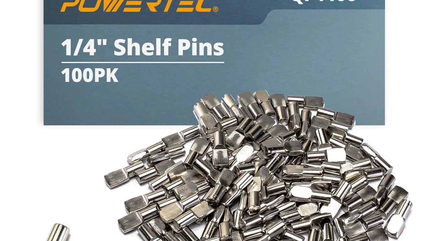 POWERTEC Spoon Shelf Pegs 14 100ct