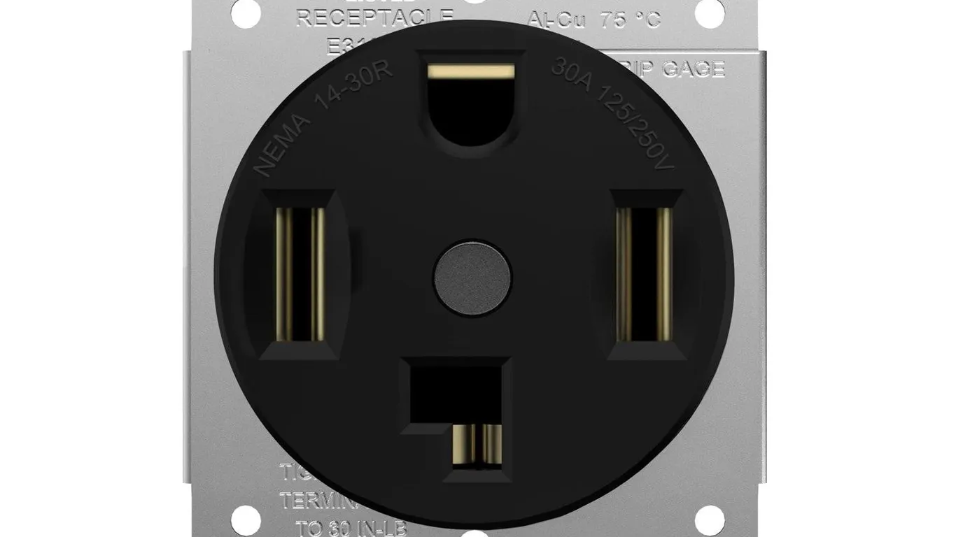 ENERLITES 30A NEMA 14-30R Dryer Outlet 1pk