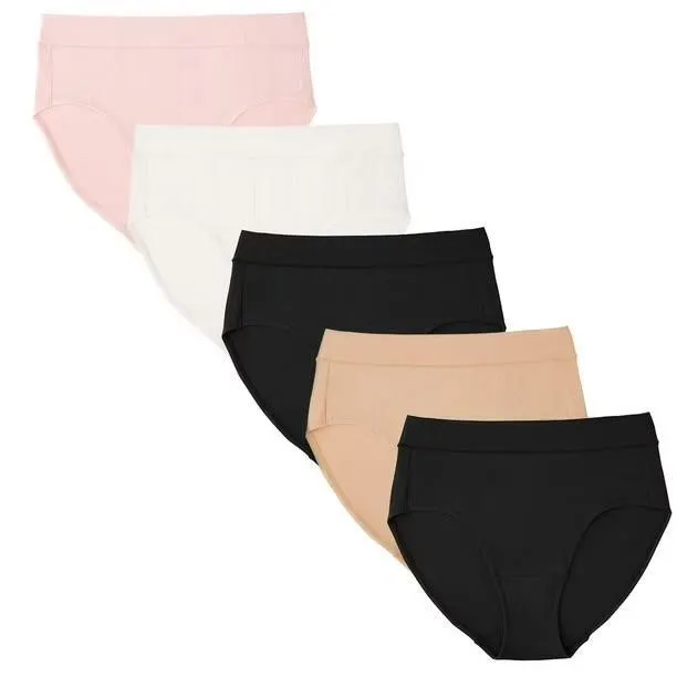 Womens Supersoft Cotton Briefs XL 5-Pack