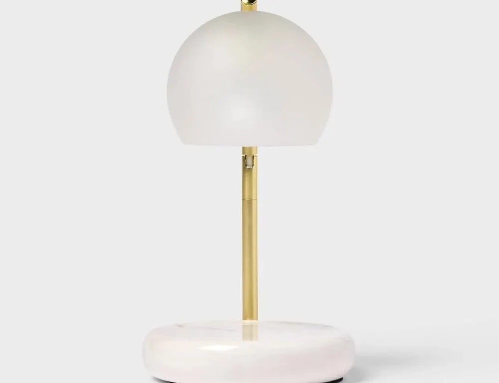 Threshold Candle Lamp Warmer White Frosted