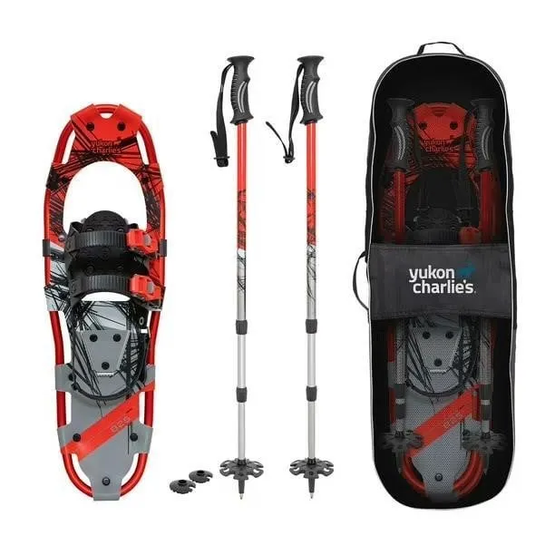 Yukon Charlies Snowshoe Kit Assorted Sizes