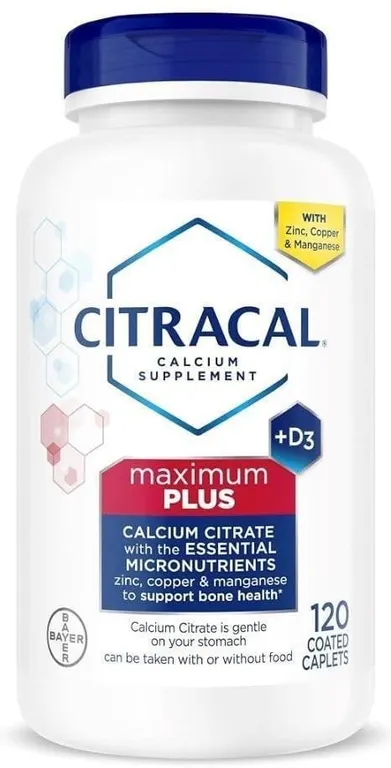 Citracal Maximum Plus Calcium Supplement 120ct