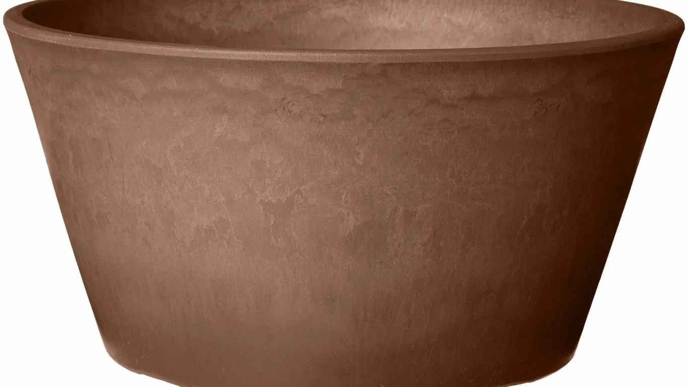 Arcadia Garden Products PSW 10x5-in Pot Chocolate