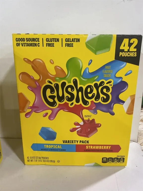Betty Crocker Fruit Gushers Snacks 0.8oz 42ct