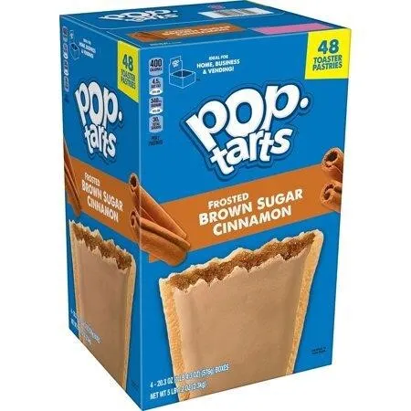 Kelloggs Frosted Brown Sugar Pop-Tarts 81.2oz 48ct