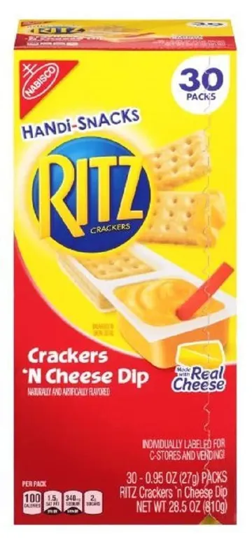 Nabisco Ritz Crackers N Cheesy Dip 0.95oz 30pk