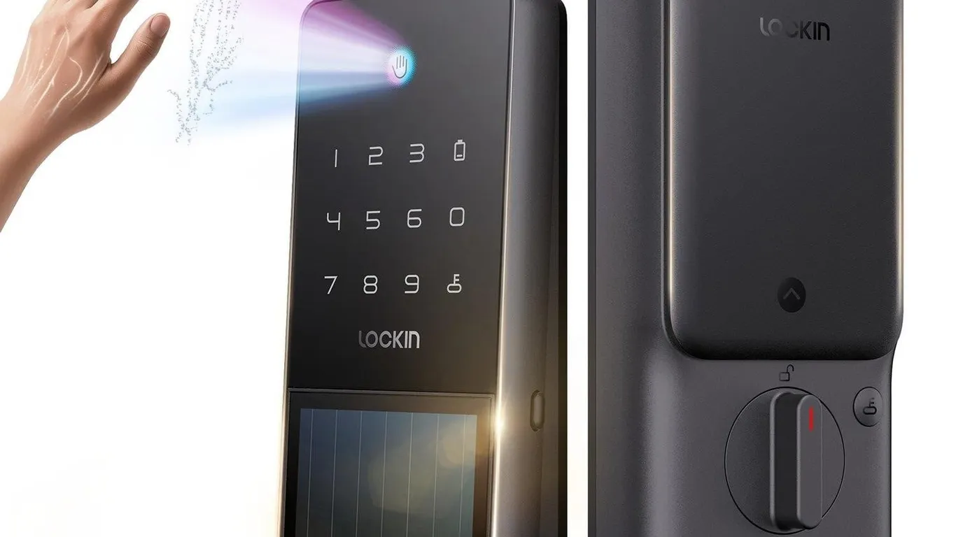 Lockin Venoris Solar Palm Vein Smart Deadbolt