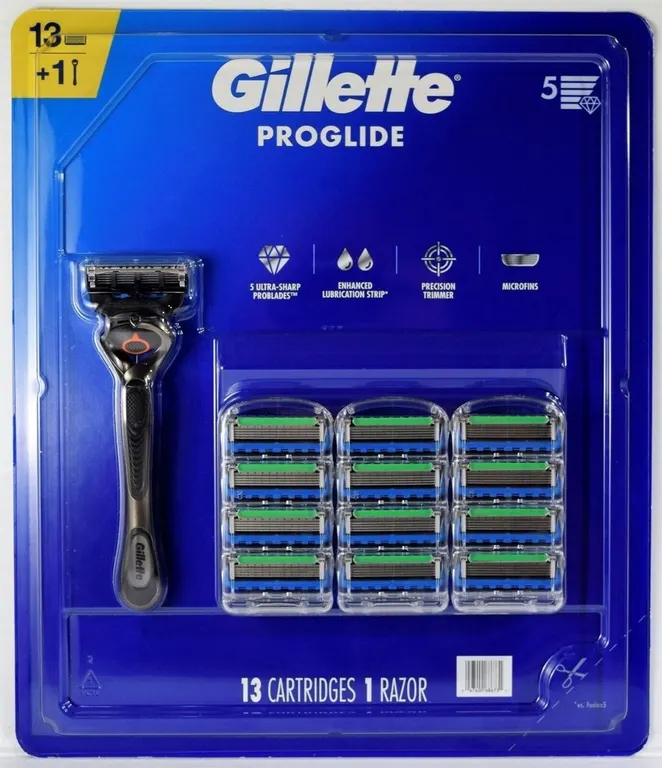 Gillette ProGlide Mens Razor Handle 13ct Blades