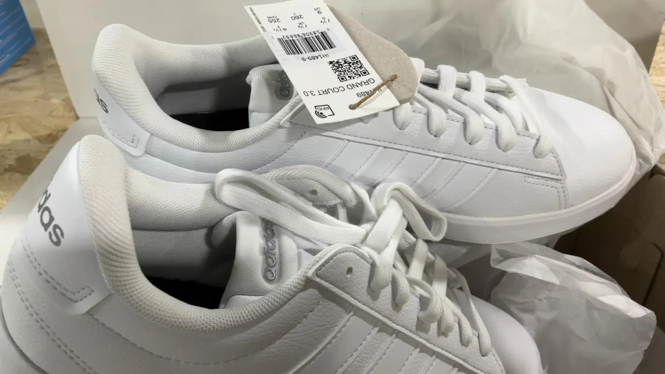 Adidas Grand Court 3.0 Sneakers White Size 9 US