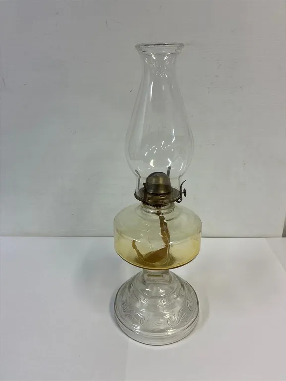 Coal oil lamp 18.5” tall