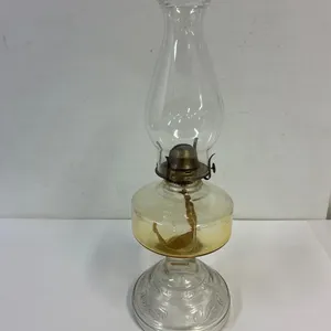 Coal oil lamp 18.5” tall