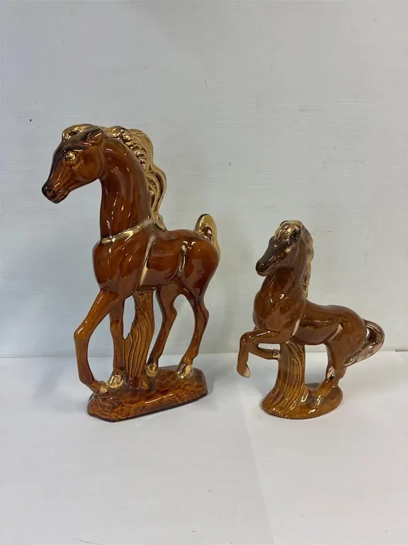 California pottery. 17 and 12” tall