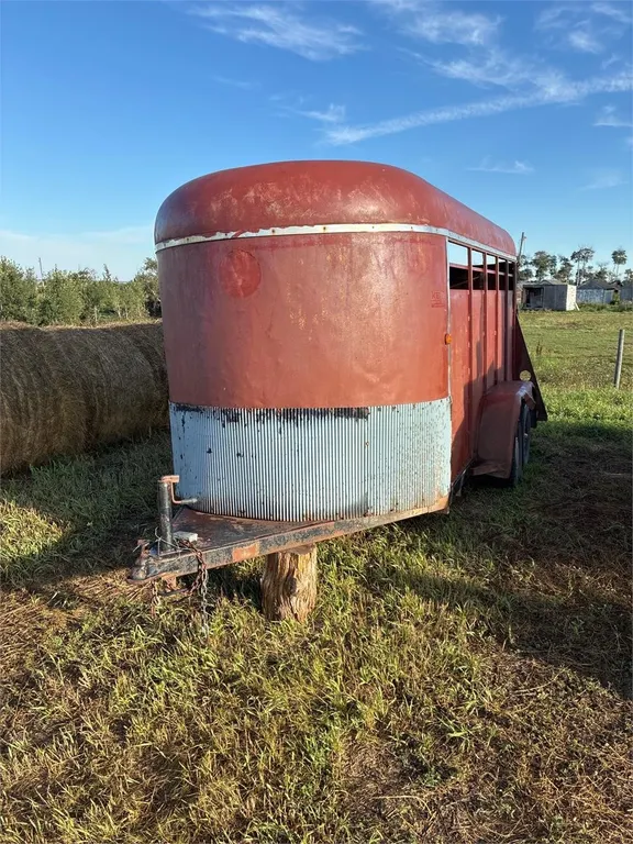 1989 Keen 14 ft Horse Trailer VIN SK0000249606