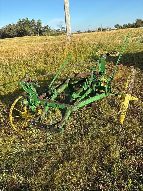 Double furrow plow.