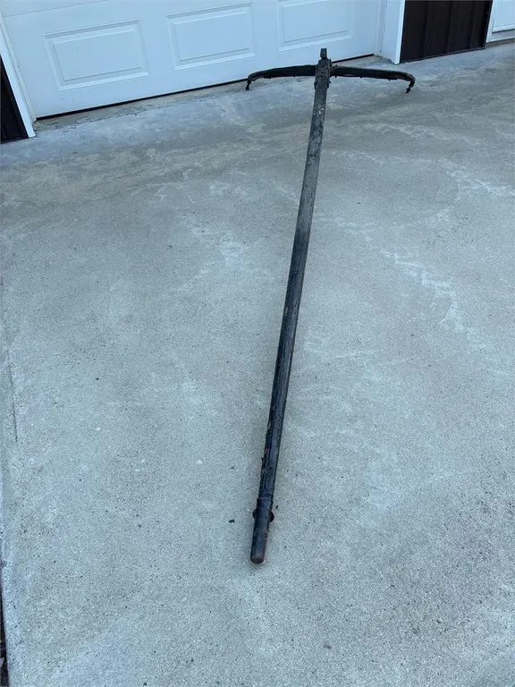 Buggy Pole. Black Appears solid.