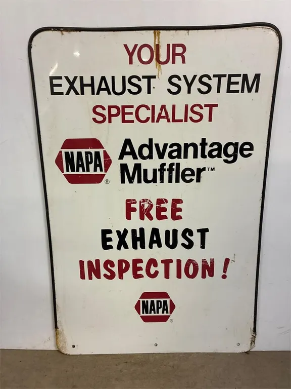 Napa 2 sided sign. 24” x 36”
