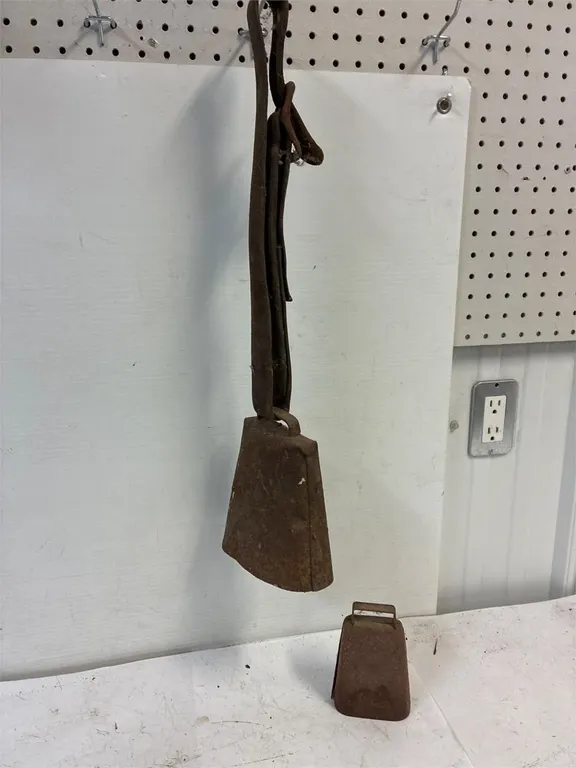 2 cow bells w original insert balls