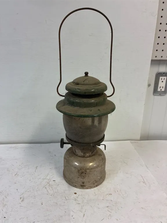 Coleman lantern. Globe is broken