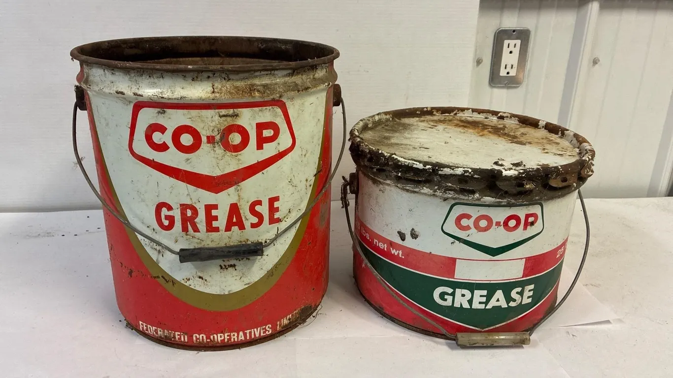 2 Co-op Grease Pails