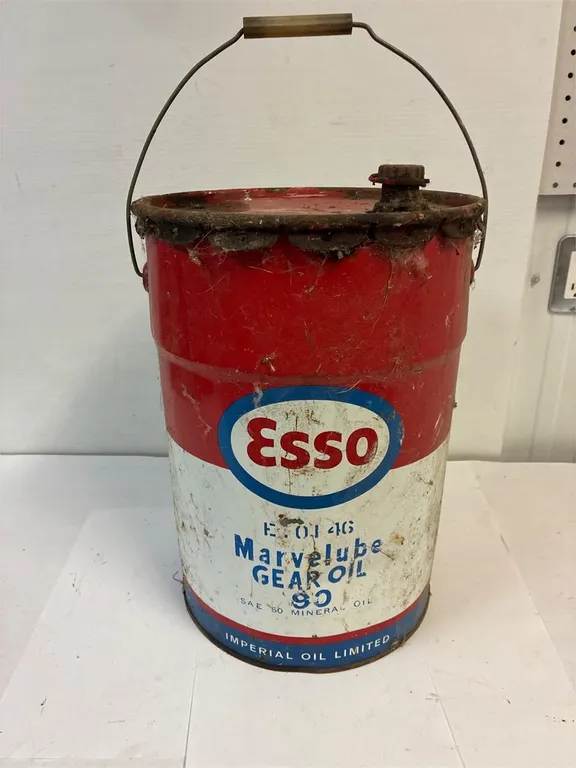 Esso Marvalube Gear Oil 5 gallon pail