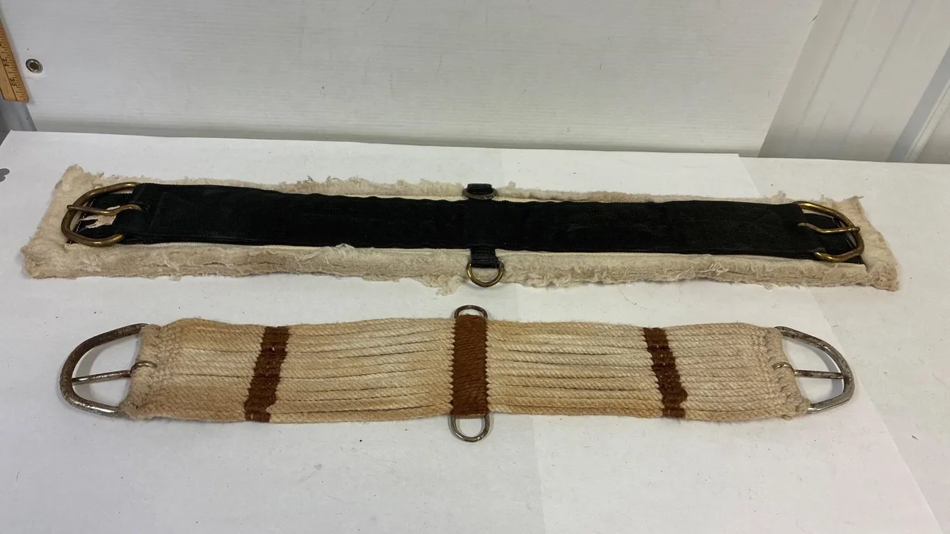 2 cinches. 32 and 27” approximately