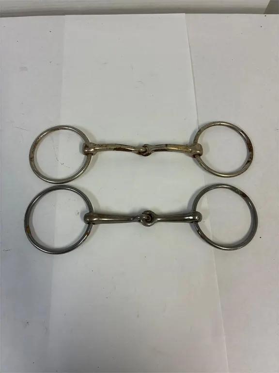2 snaffle bits.