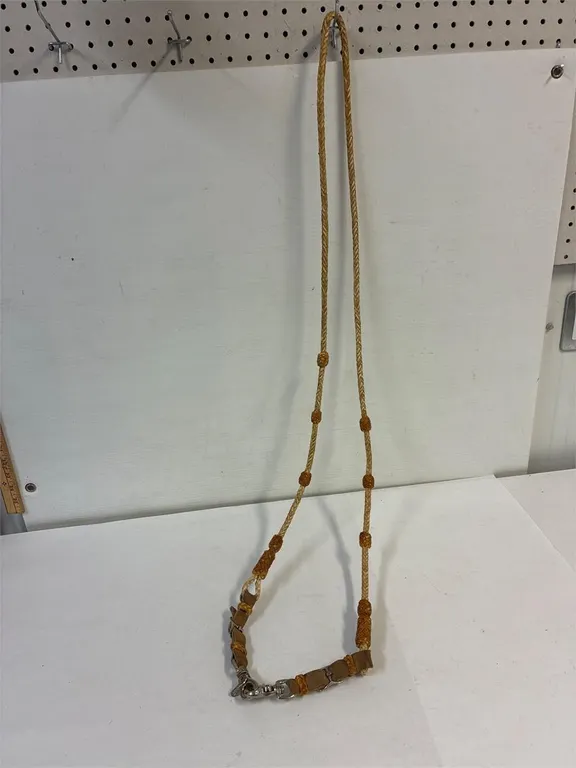 Rawhide hand braided reins. Like new.