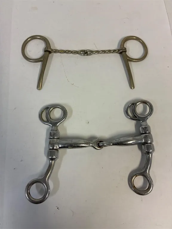 2 snaffle bits.