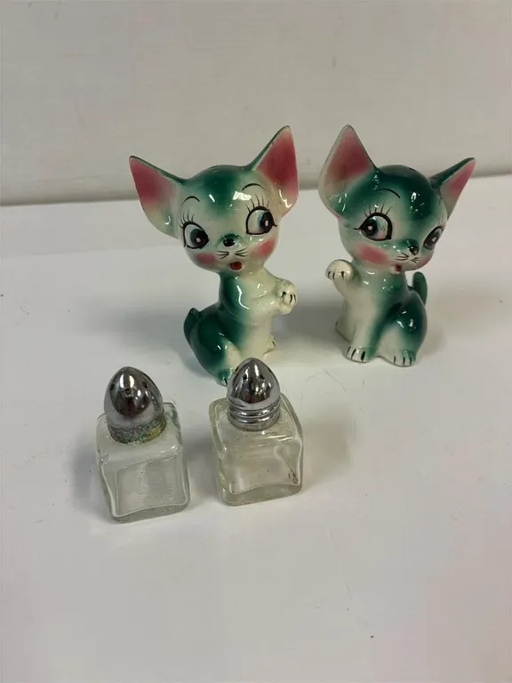 Salt and pepper shakers.