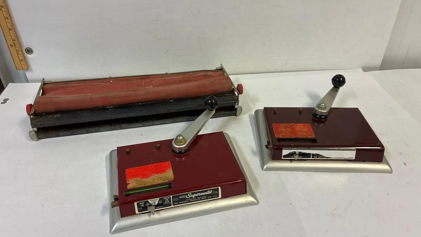Cigarette rollers. Various conditions