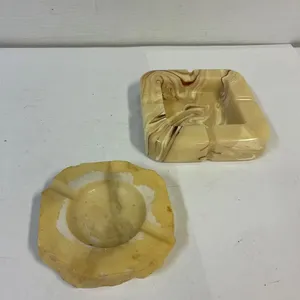 Marble ashtrays. Or call them candy dishes