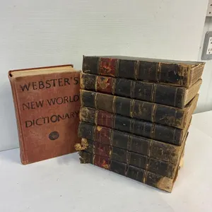 1895 Lloyds encyclopedias. Webster dictionary