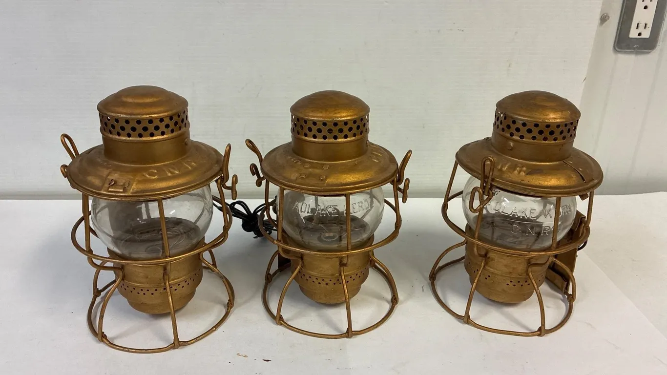 CNR lanterns. Electrified. Not tested