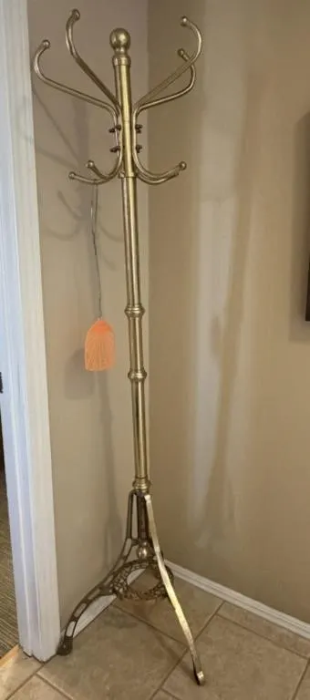 6' Metal Coat Rack Stand