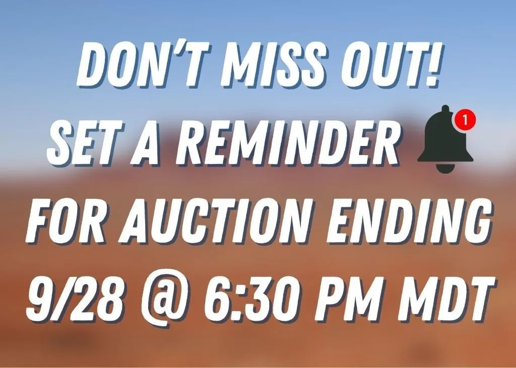 Auction Ends Sept. 28