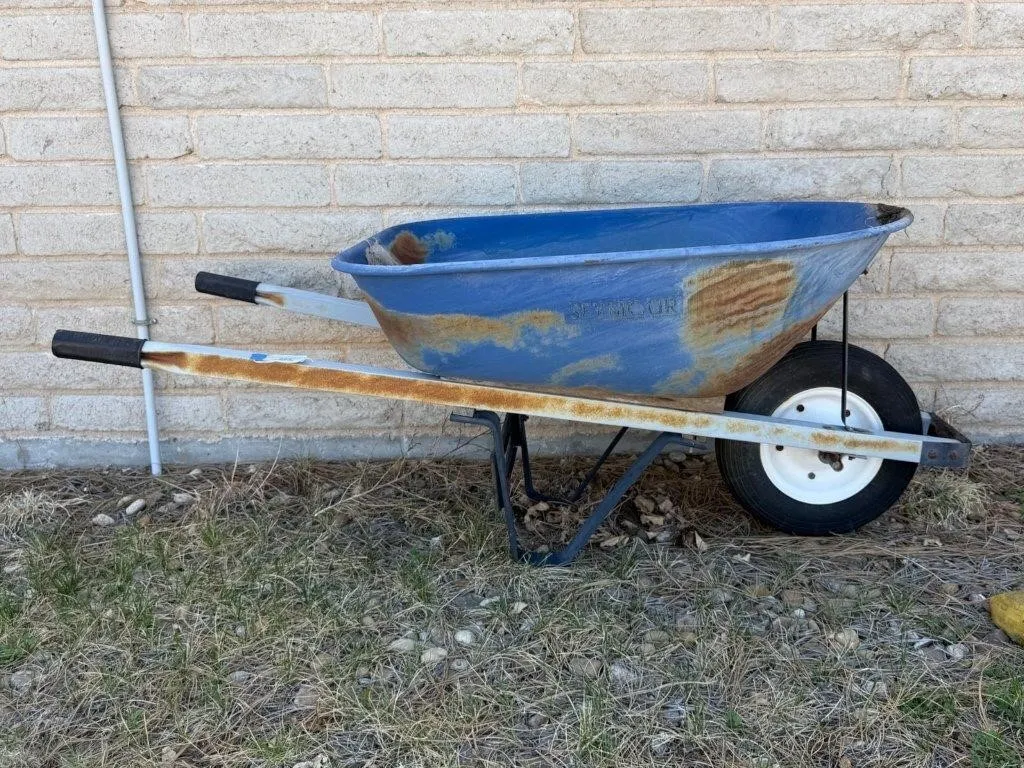 Metal Wheelbarrow