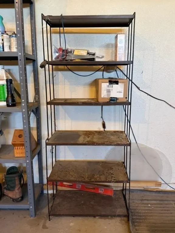Metal Frame 5-Tier Shelving Unit Storage Rack