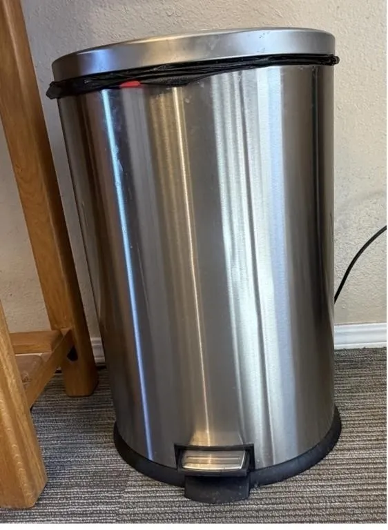 Stainless Steel Step Trash Can