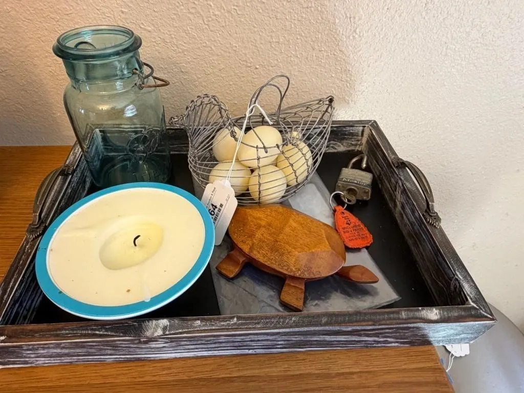 Decorative Tray with Decor