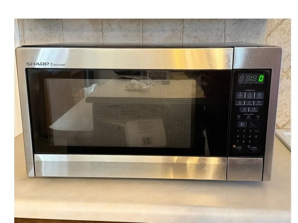Sharp Carousel Stainless Steel Microwave Oven
