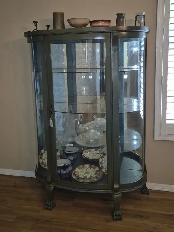 Curio Cabinet Glass Display Case
