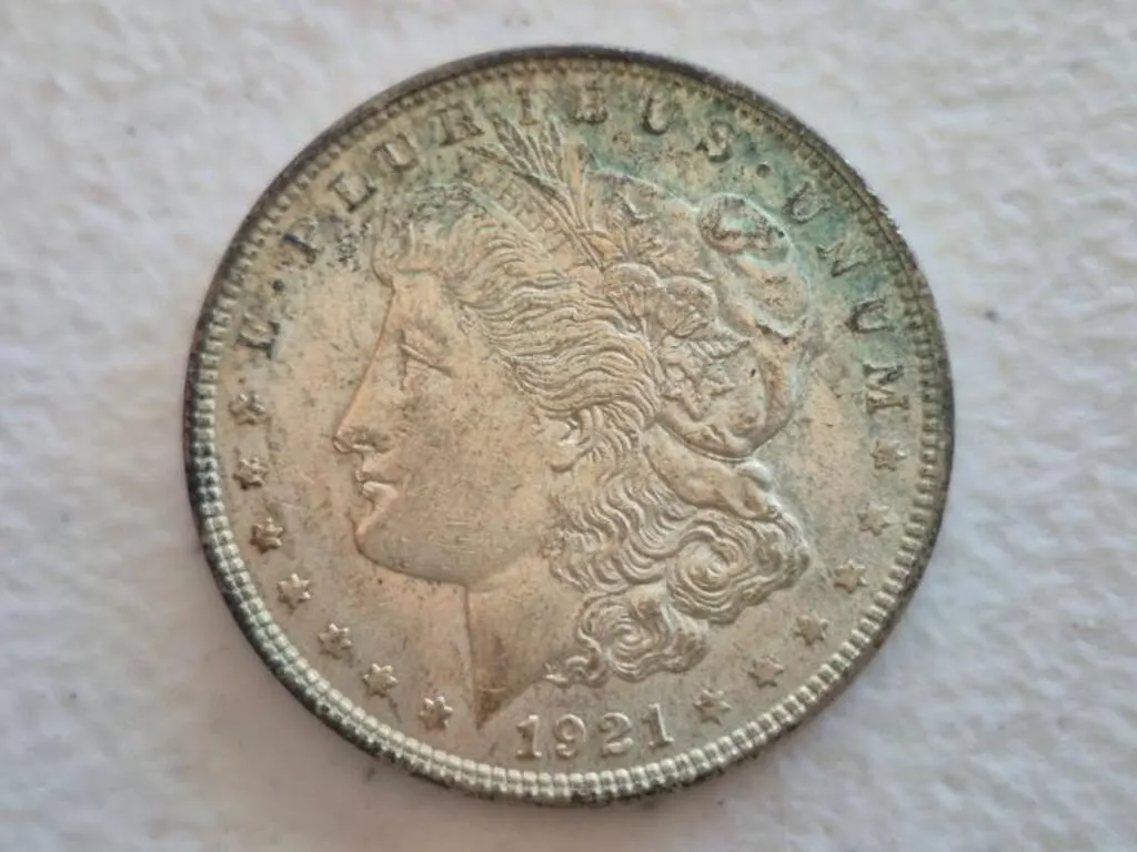 1921 US Morgan Silver Dollar Coin