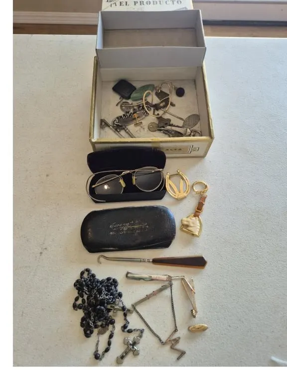 Vintage Key Collection, Sterling Bracelet, etc.